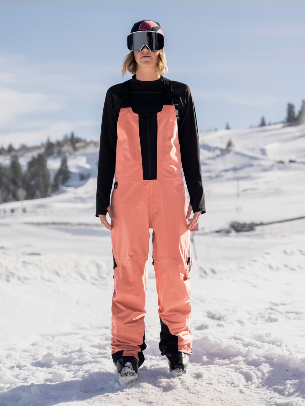 Armada Rayleigh RAYLEIGH 3L BIB Snow Bib ski bib in Womens Medium, Faded Rose